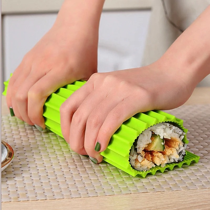 Seaweed Snack - Silicone Hand Roll Sushi Rolling Curtain