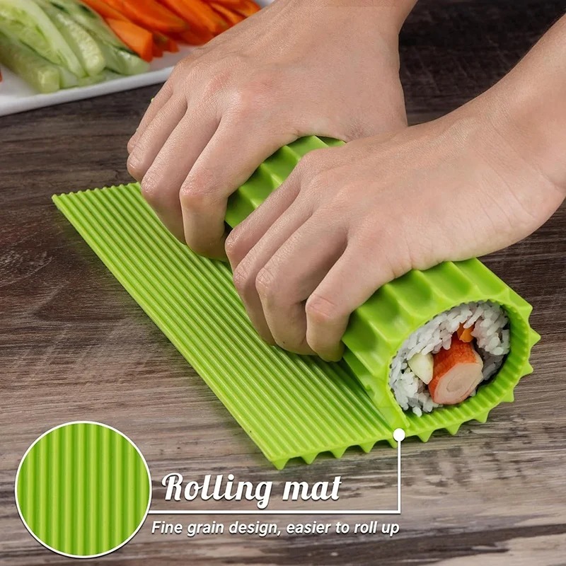 Silicone Hand Roll Sushi Rolli - Seaweed Snack ulasan dan harga