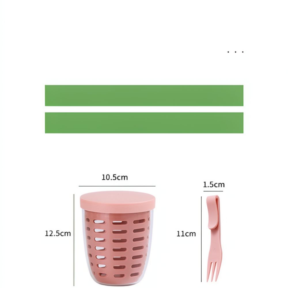 Large Salad Shaker Cup With Fo - Healthy Snacks Food ulasan dan harga