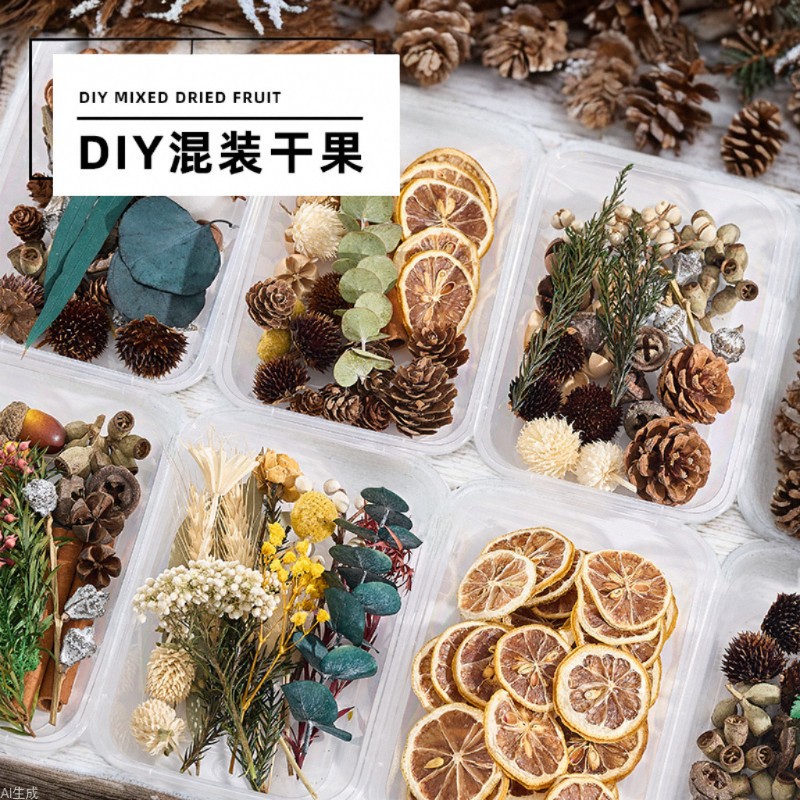 Christmas dried fruit flower b - Dried Fruit ulasan dan harga