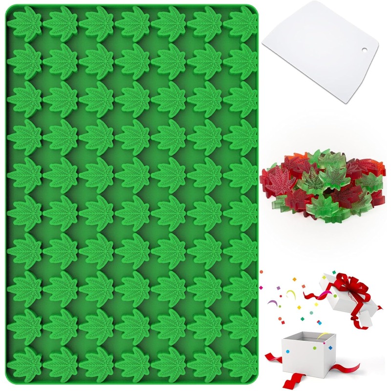 Marijuana Cannabis Hemp Leaf S - Gummy Candy ulasan dan harga