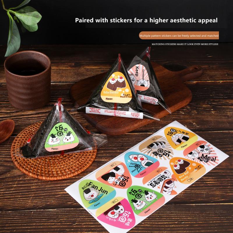 New 200Pcs Triangular Rice Bal - Seaweed Snack ulasan dan harga