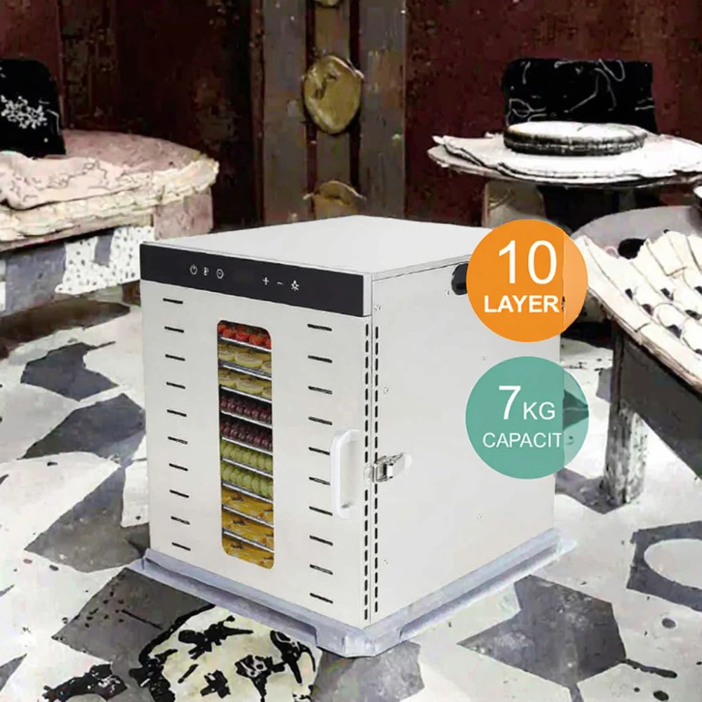 10-Tray Electric Stainless Ste - Healthy Snacks Food ulasan dan harga
