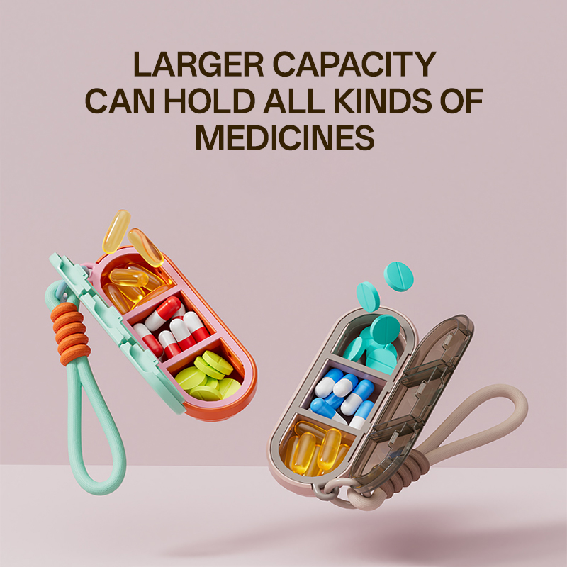 Multi-color Mini Pill Box, Sma - Seaweed Snack ulasan dan harga