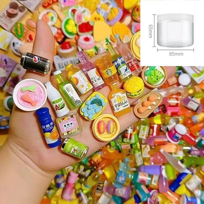 Miniature Food Play Toys Resin - Food Snacks Drinks ulasan dan harga