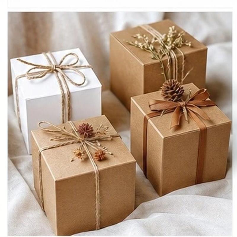 10Pcs Packaging Box Kraft Pack - Cookies Pack ulasan dan harga