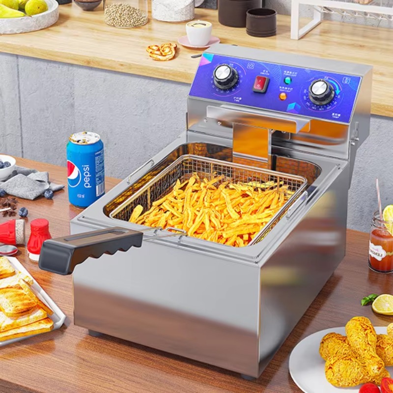 Commercial Electric Fryer Stai - Popcorn ulasan dan harga