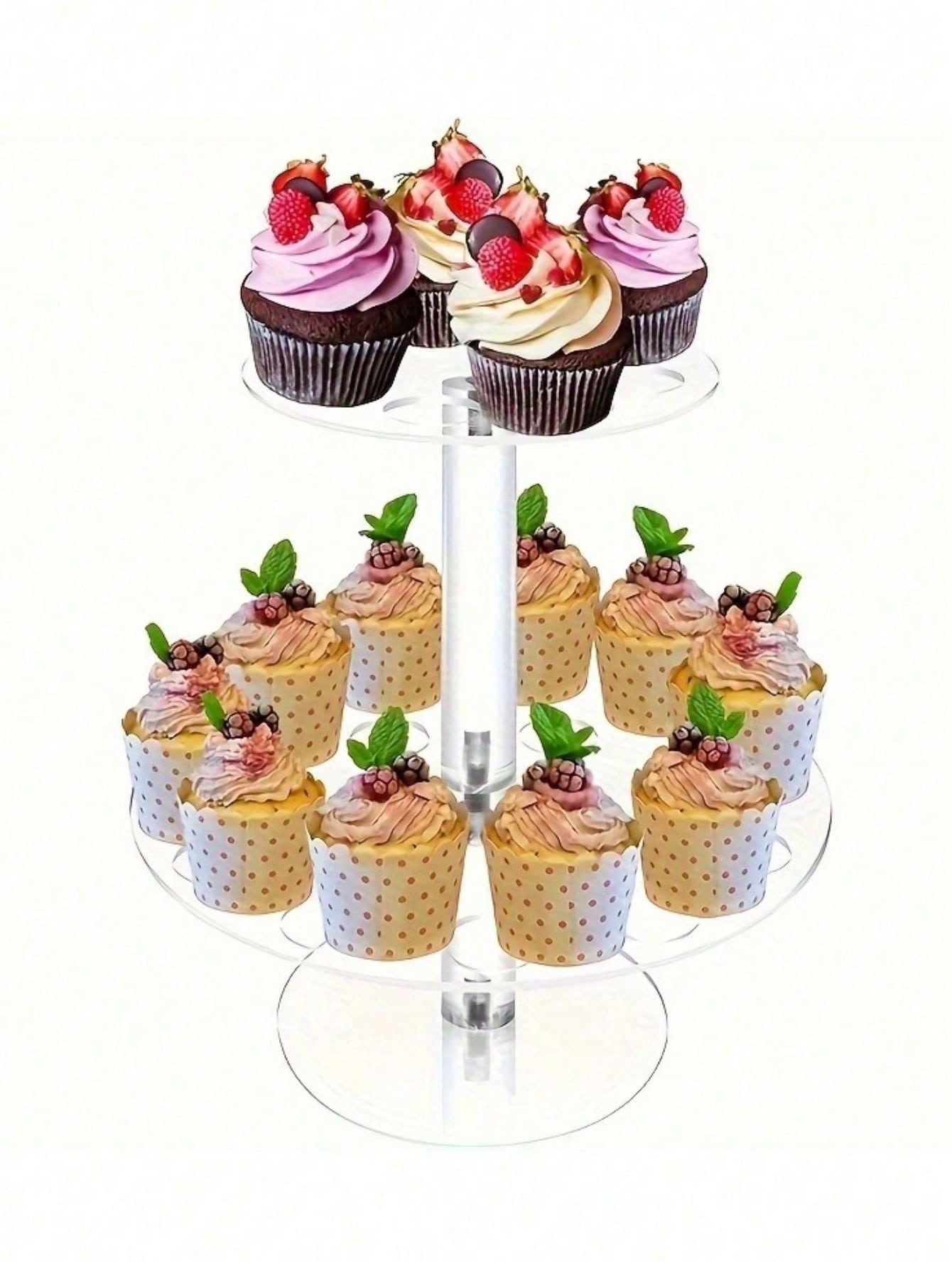 1 pc 16 hole acrylic transpare - Popcorn ulasan dan harga